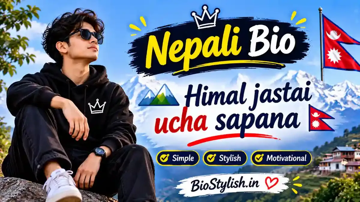 Nepali Bio with Emojis