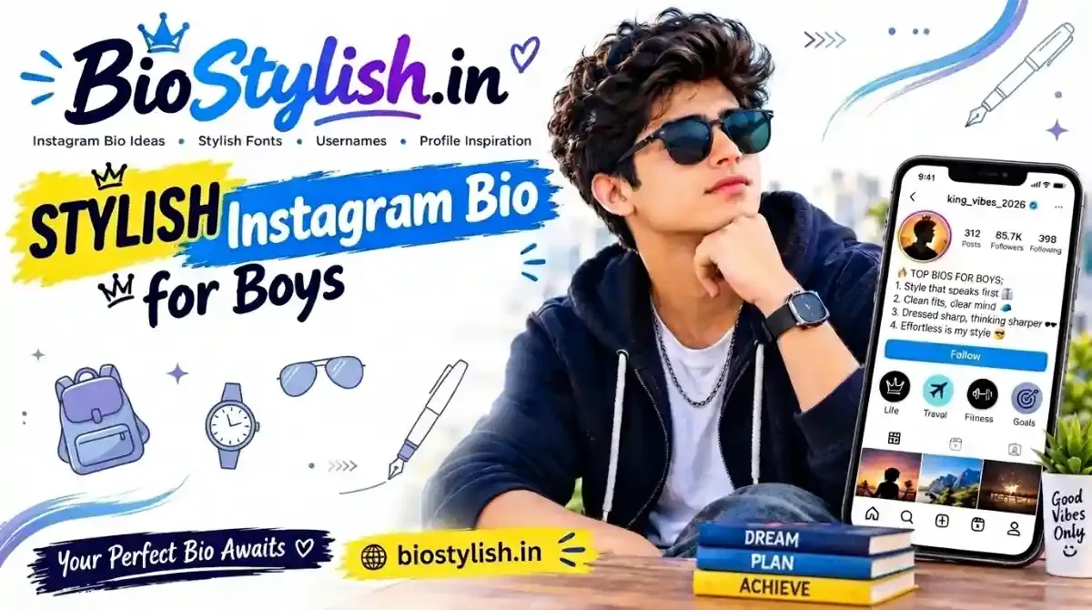 Stylish Instagram Bio for Boys