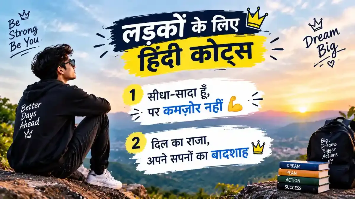 Hindi quotes for boys