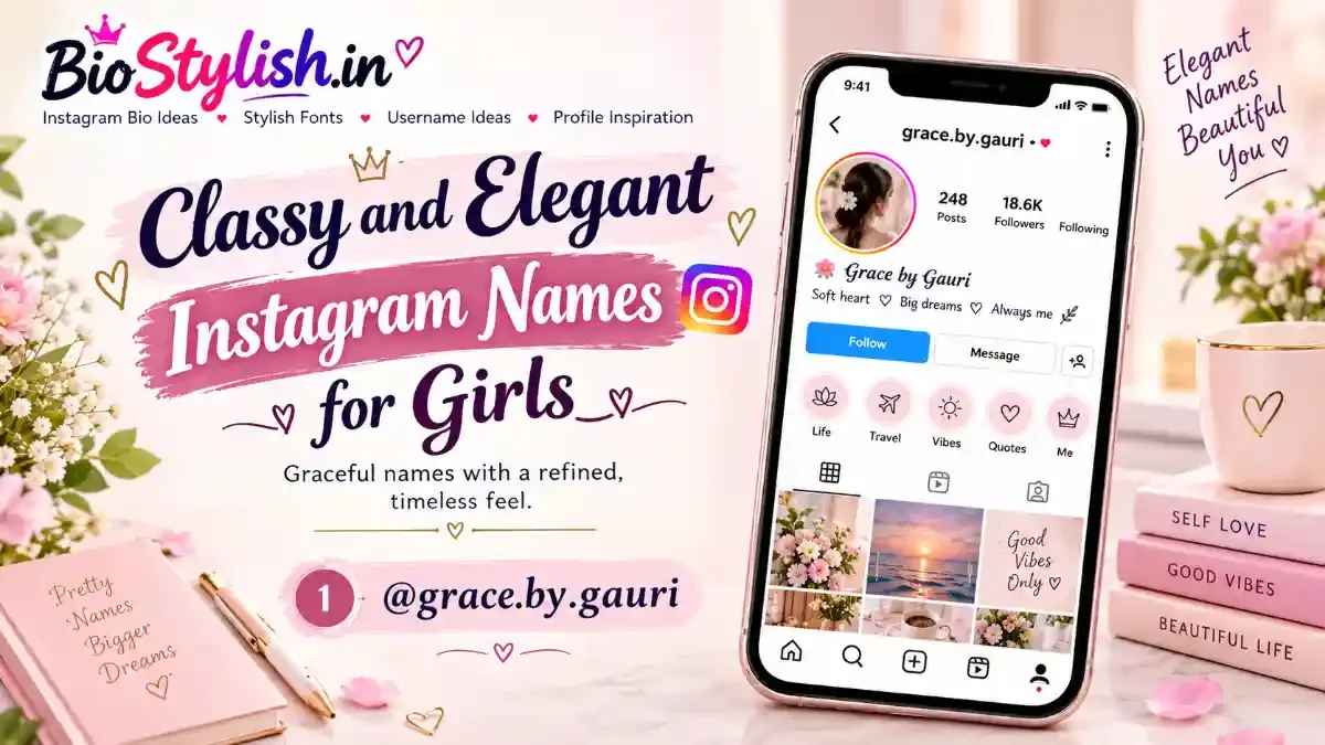 Classy and Elegant Instagram Names for Girls