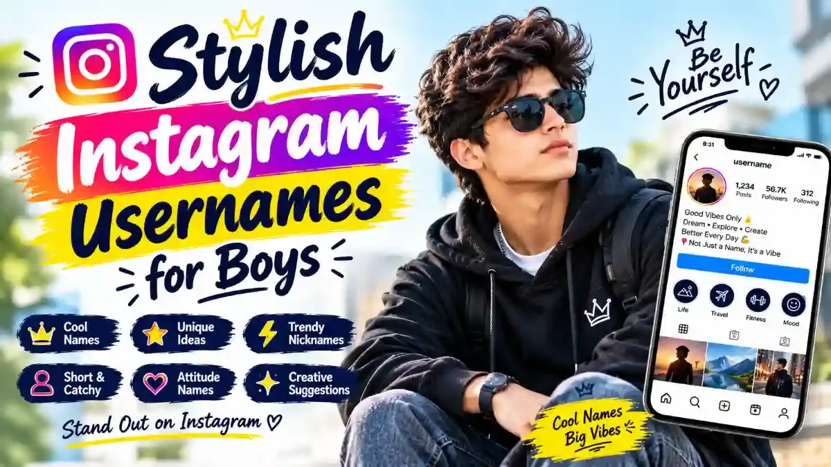 Stylish Instagram Usernames for Boys
