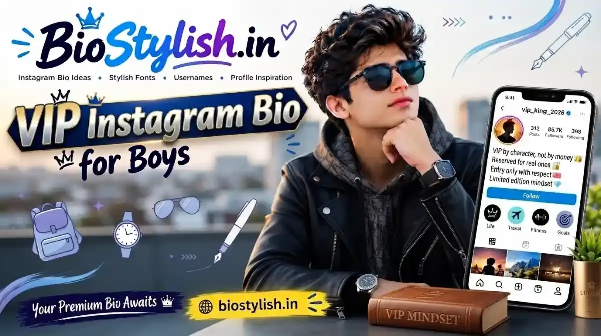 VIP Instagram Bio for Boys