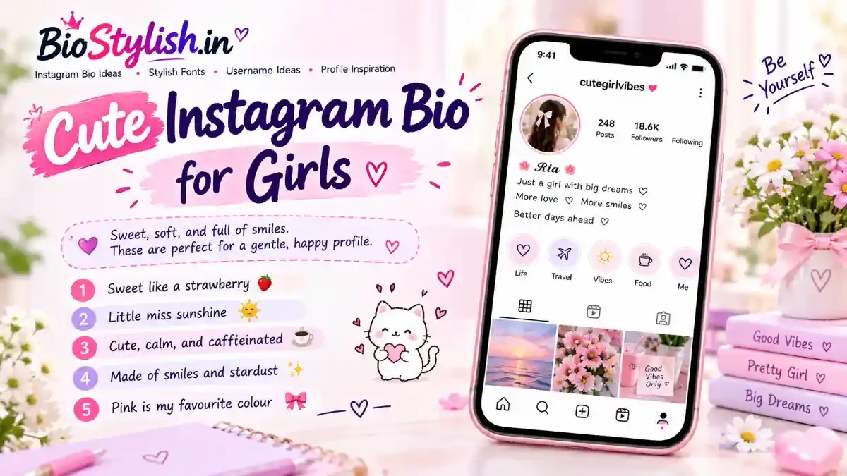 Cute Instagram Bio for Girls